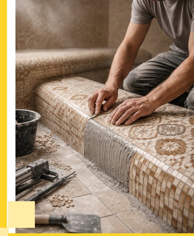 Плитка для хамама под ключ в Луховицах от 3621 р. | ЭриданЛхв